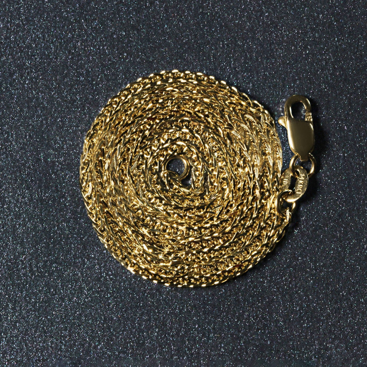 14k Yellow Gold Square Wheat Chain (1.80 mm) - LinkagejewelrydesignLinkagejewelrydesign