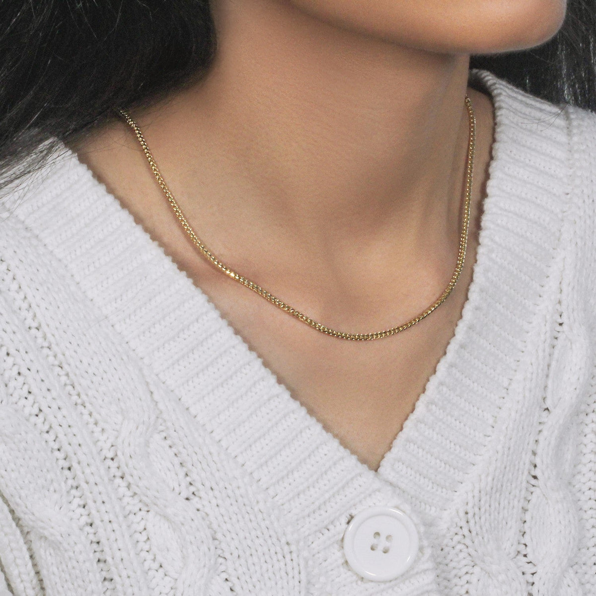 14k Yellow Solid Gold Diamond Cut Round Franco Chain (2.20 mm) - LinkagejewelrydesignLinkagejewelrydesign