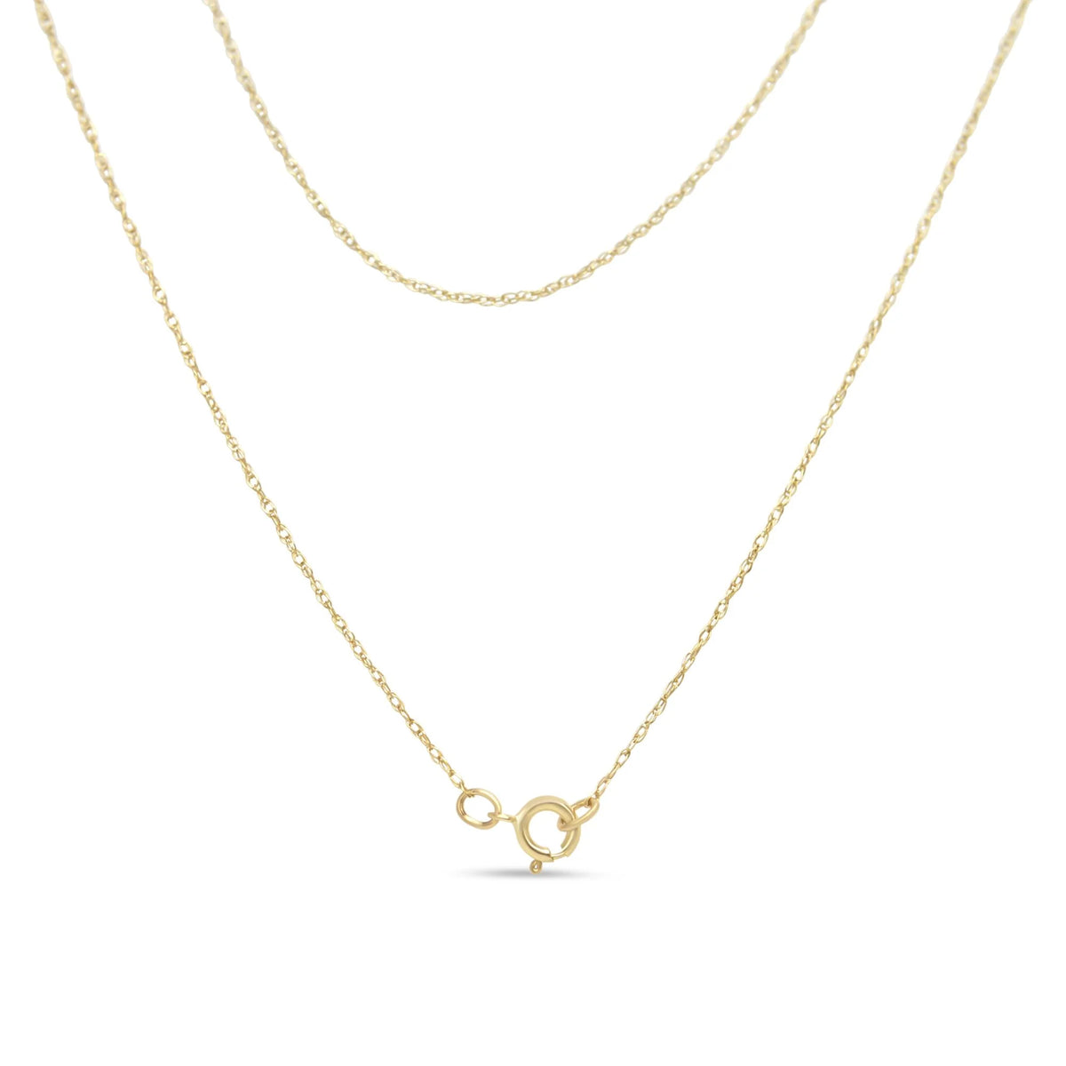 10K Yellow Gold Plated .925 Sterling Silver 1/10 Cttw Miracle Set Round Diamond 18&quot; Pendant Necklace - Choice of Shapes