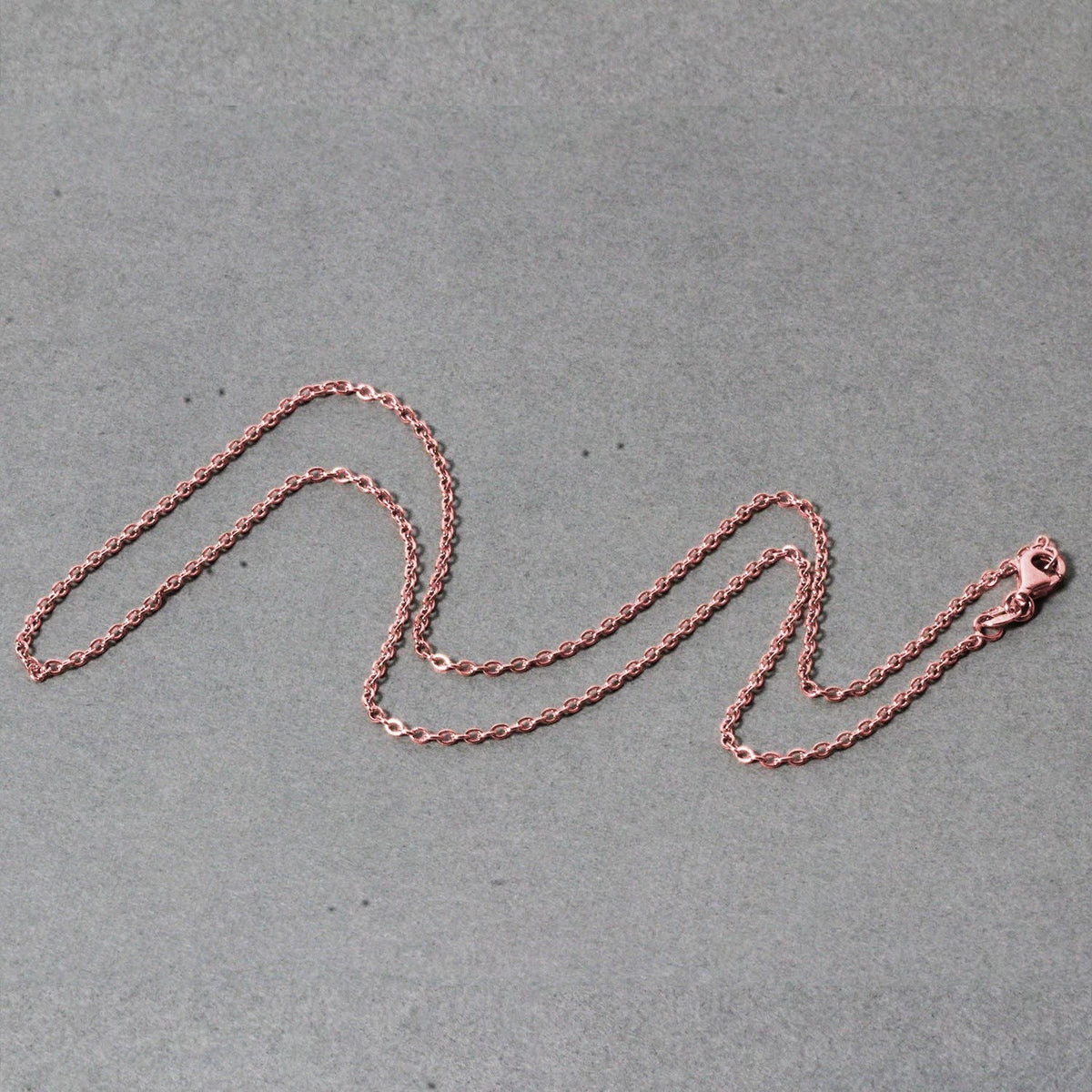18k Rose Gold Round Oval Link Chain (1.50 mm) - LinkagejewelrydesignLinkagejewelrydesign