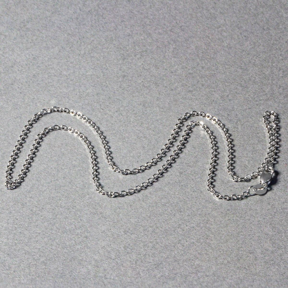 18k White Gold Diamond Cut Cable Link Chain (1.40 mm) - LinkagejewelrydesignLinkagejewelrydesign