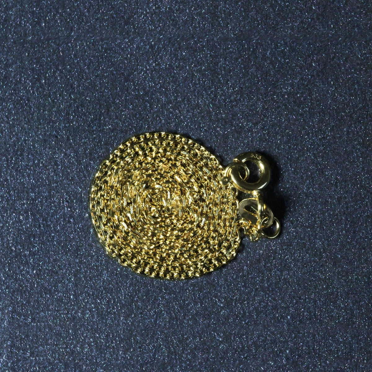 18k Yellow Gold Diamond Cut Cable Link Chain (1.10 mm) - LinkagejewelrydesignLinkagejewelrydesign