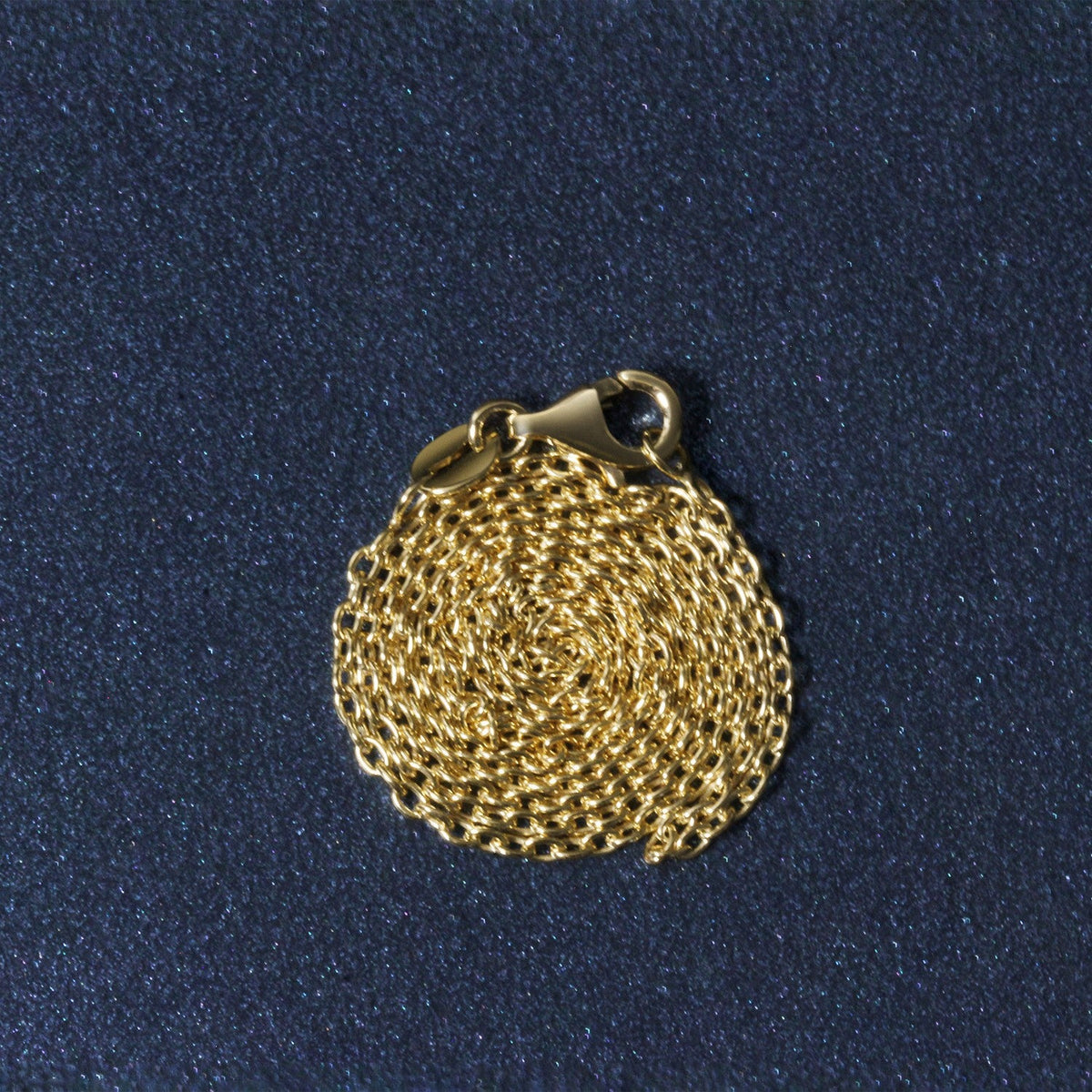 18k Yellow Gold Round Cable Link Chain (1.50 mm) - LinkagejewelrydesignLinkagejewelrydesign