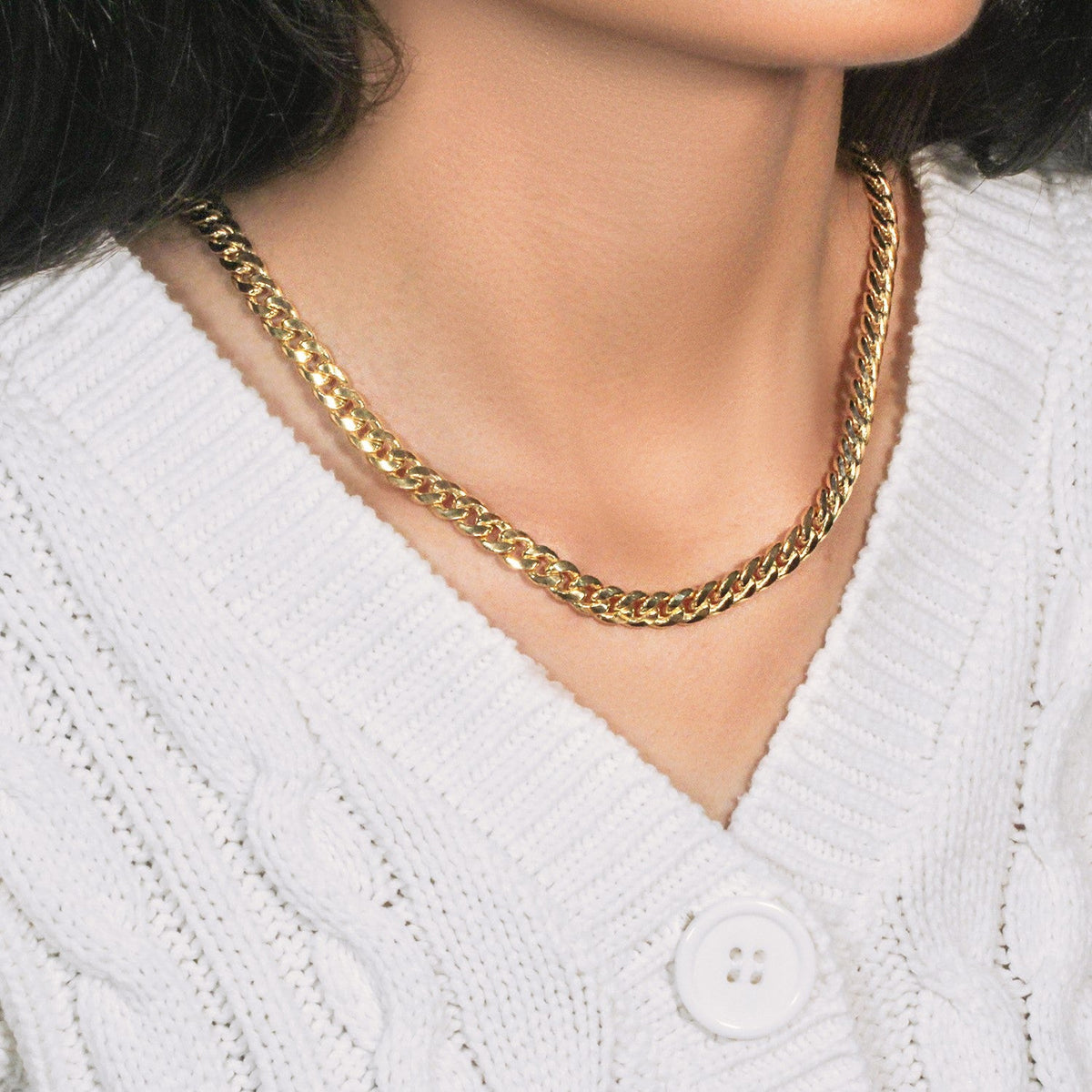 6.5mm 10k Yellow Gold Light Miami Cuban Chain - LinkagejewelrydesignLinkagejewelrydesign