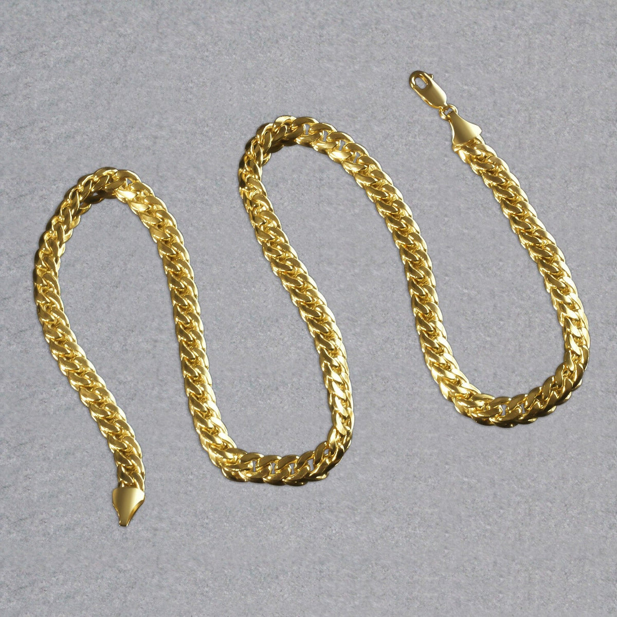 6.5mm 10k Yellow Gold Light Miami Cuban Chain - LinkagejewelrydesignLinkagejewelrydesign