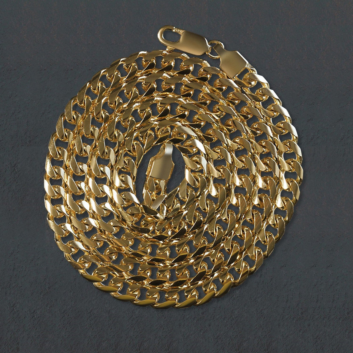 6.5mm 10k Yellow Gold Lite Figaro Chain - LinkagejewelrydesignLinkagejewelrydesign