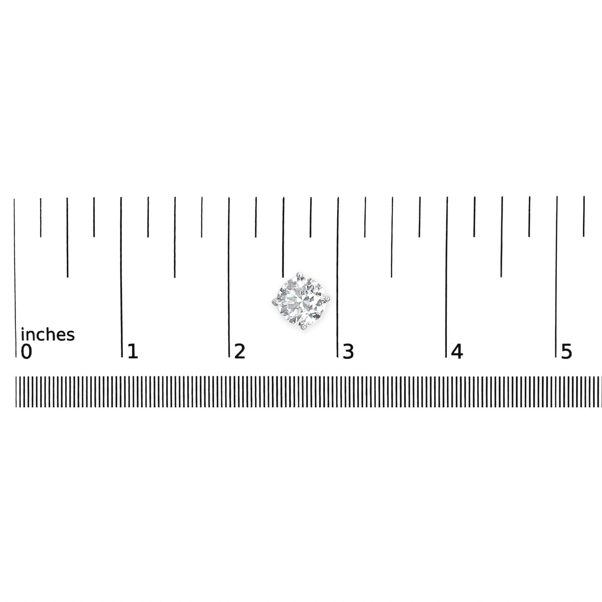 .925 Sterling Silver 1.0 Cttw Round Brilliant Cut Lab Grown White Diamond 4 - Prong Classic Solitaire Stud Earrings (F - G Color, VS2 - SI1 Clarity) - LinkagejewelrydesignLinkagejewelrydesign