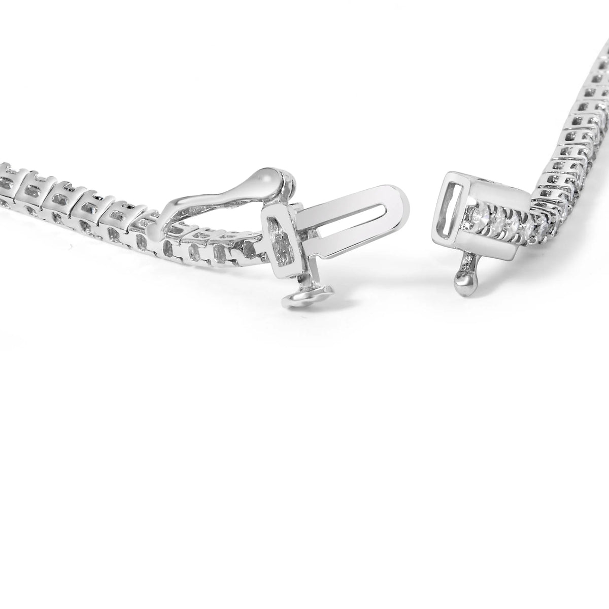 .925 Sterling Silver 2.0 Cttw Round Lab - Grown Diamond Tennis Bracelet (F - G Color, VS2 - VS1 Clarity) - 7&quot; - LinkagejewelrydesignLinkagejewelrydesign