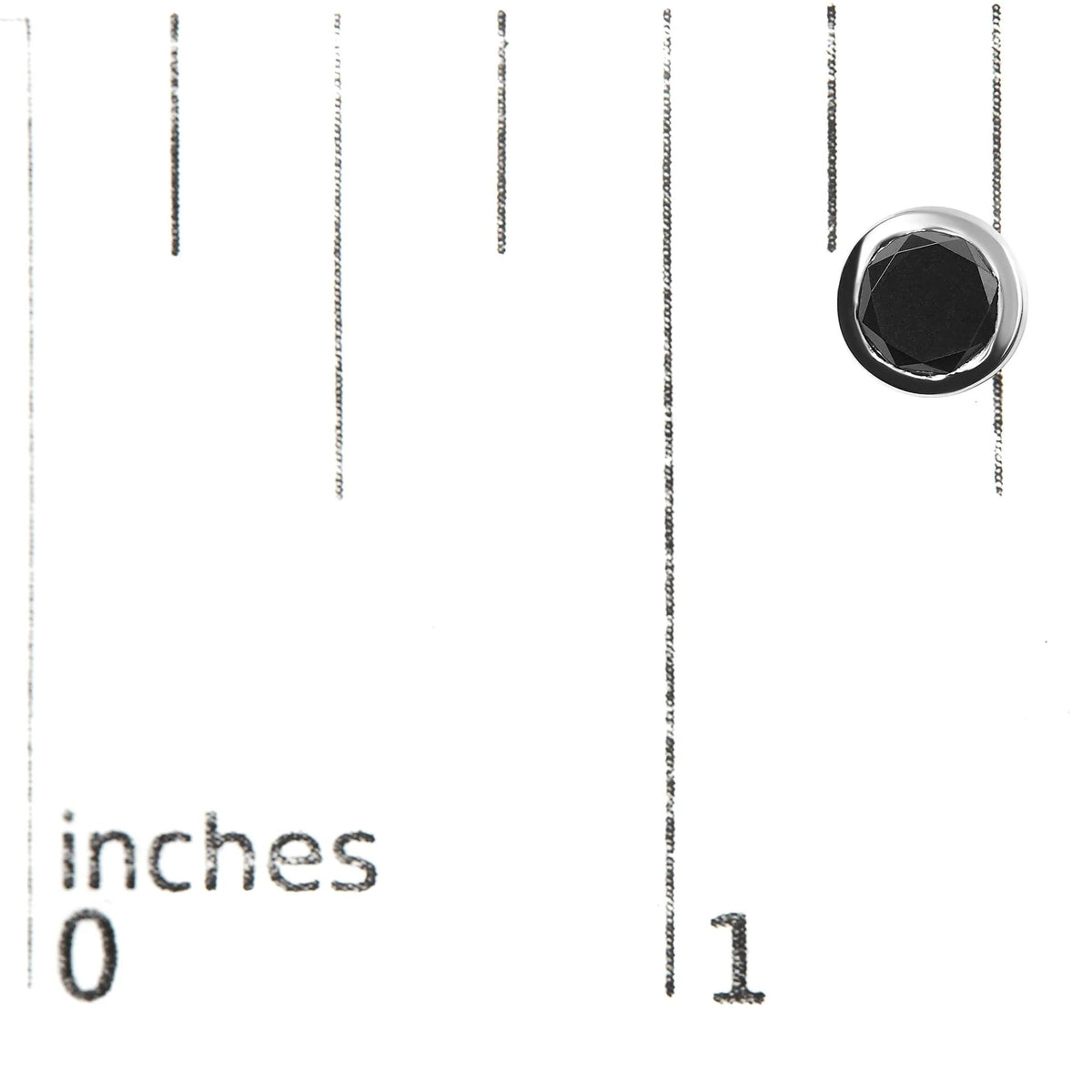 .925 Sterling Silver Round Brilliant - Cut Black Diamond Bezel - Set Stud Earrings with Screw Backs (Fancy Color - Enhanced, I2 - I3 Clarity) - LinkagejewelrydesignLinkagejewelrydesign