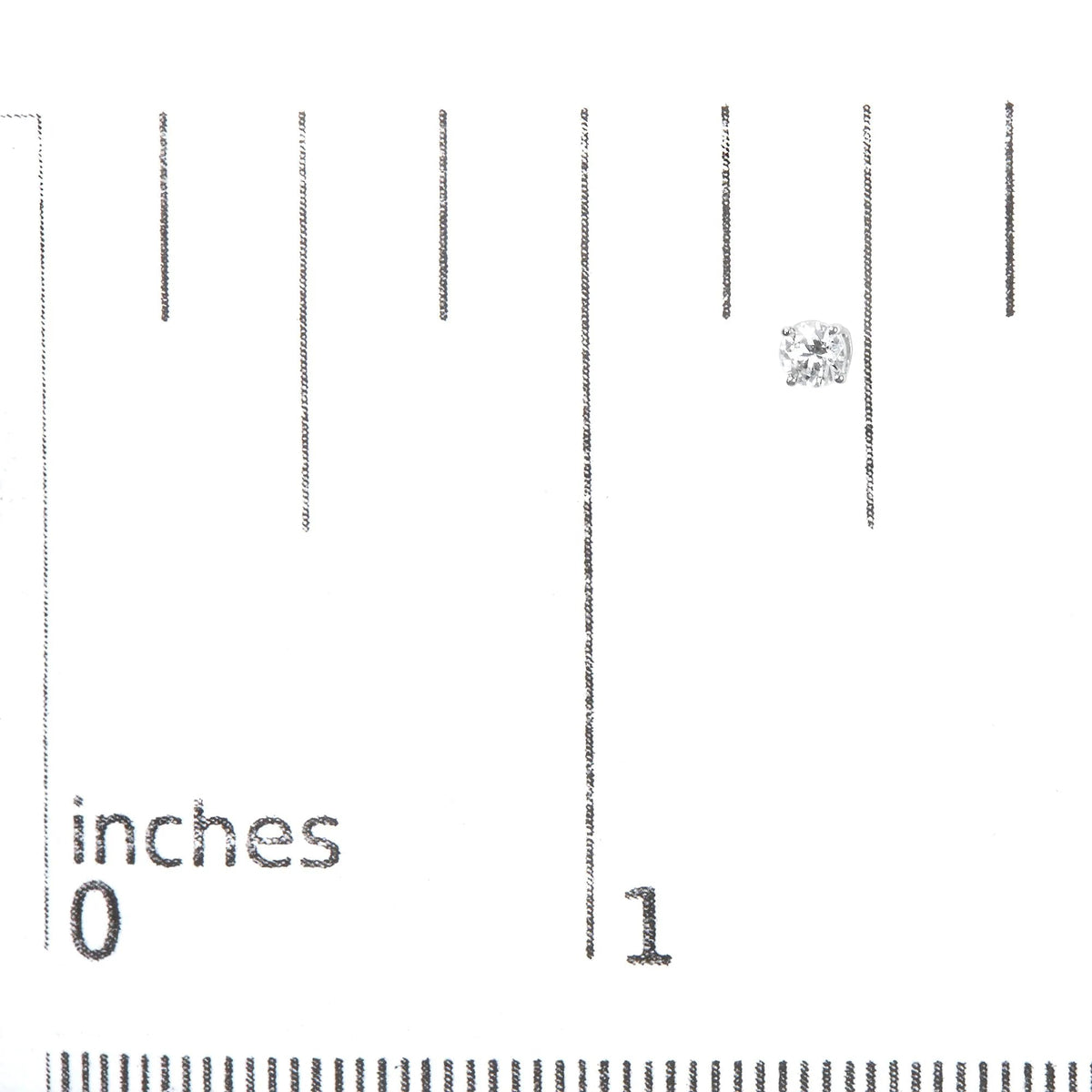 .925 Sterling Silver Silver Round Lab Grown Diamond Classic 4 - Prong Solitaire Stud Earrings (F - G Color, VS1 - VS2 Clarity) - LinkagejewelrydesignLinkagejewelrydesign