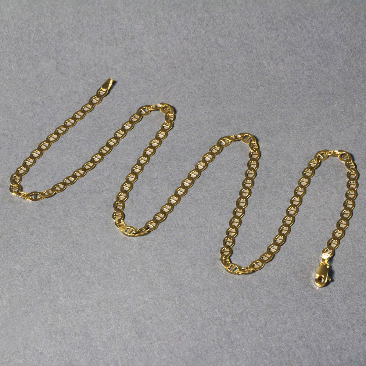 14k Yellow Gold Mariner Link Chain (4.50 mm)