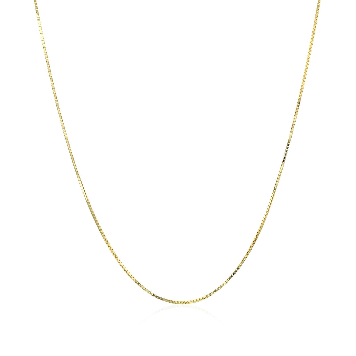 10k Yellow Gold Classic Box Chain (0.60 mm)