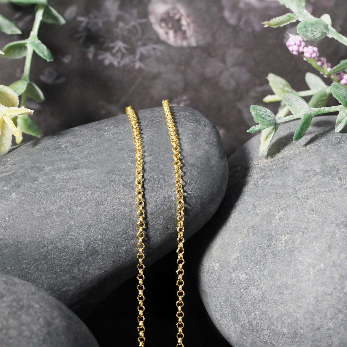 14k Yellow Gold Rolo Chain (1.90 mm)