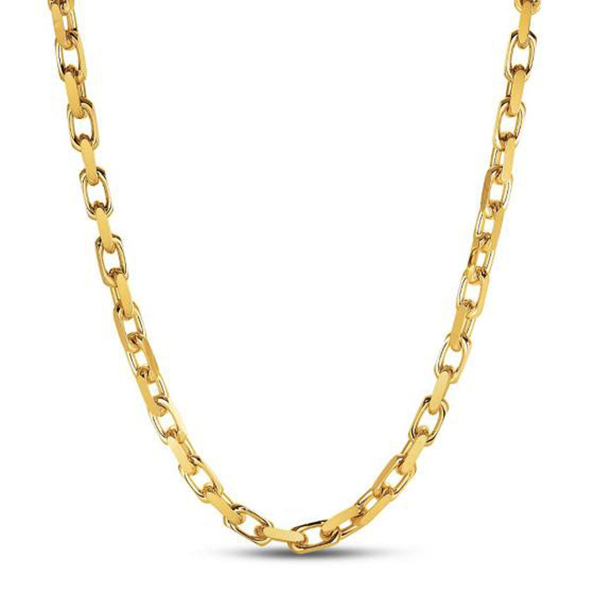 14k Yellow Gold French Cable Link Chain (6.10 mm)