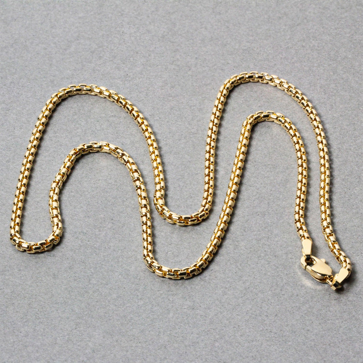 14k Yellow Gold Solid Round Box Chain (2.50 mm)