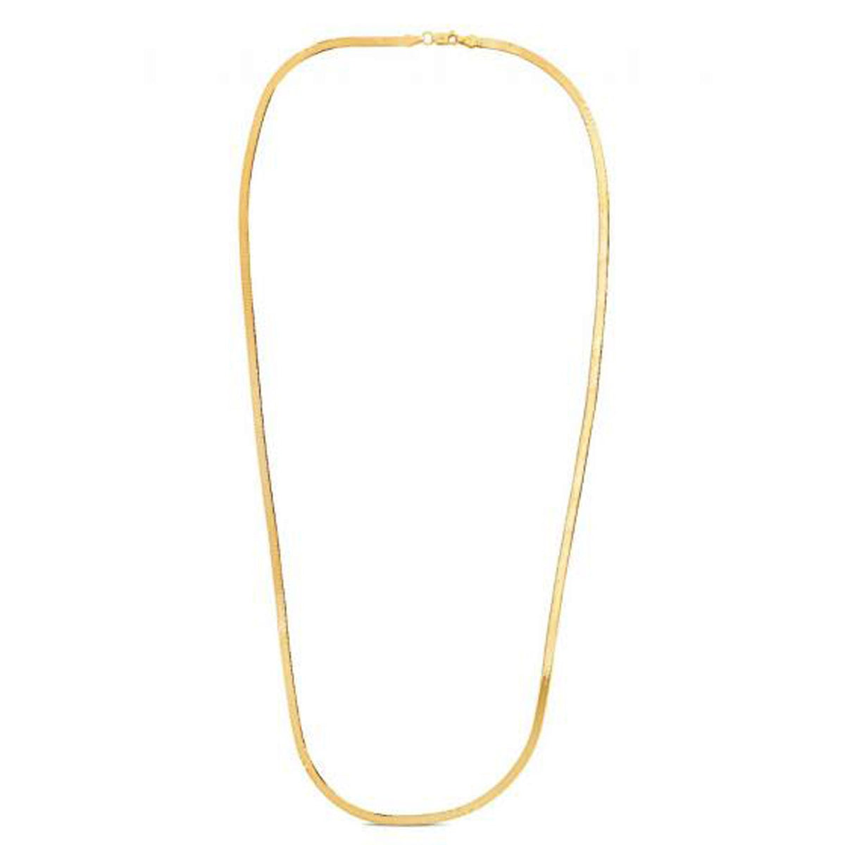 14k Yellow Gold Super Flex Herringbone Chain (1.50 mm)