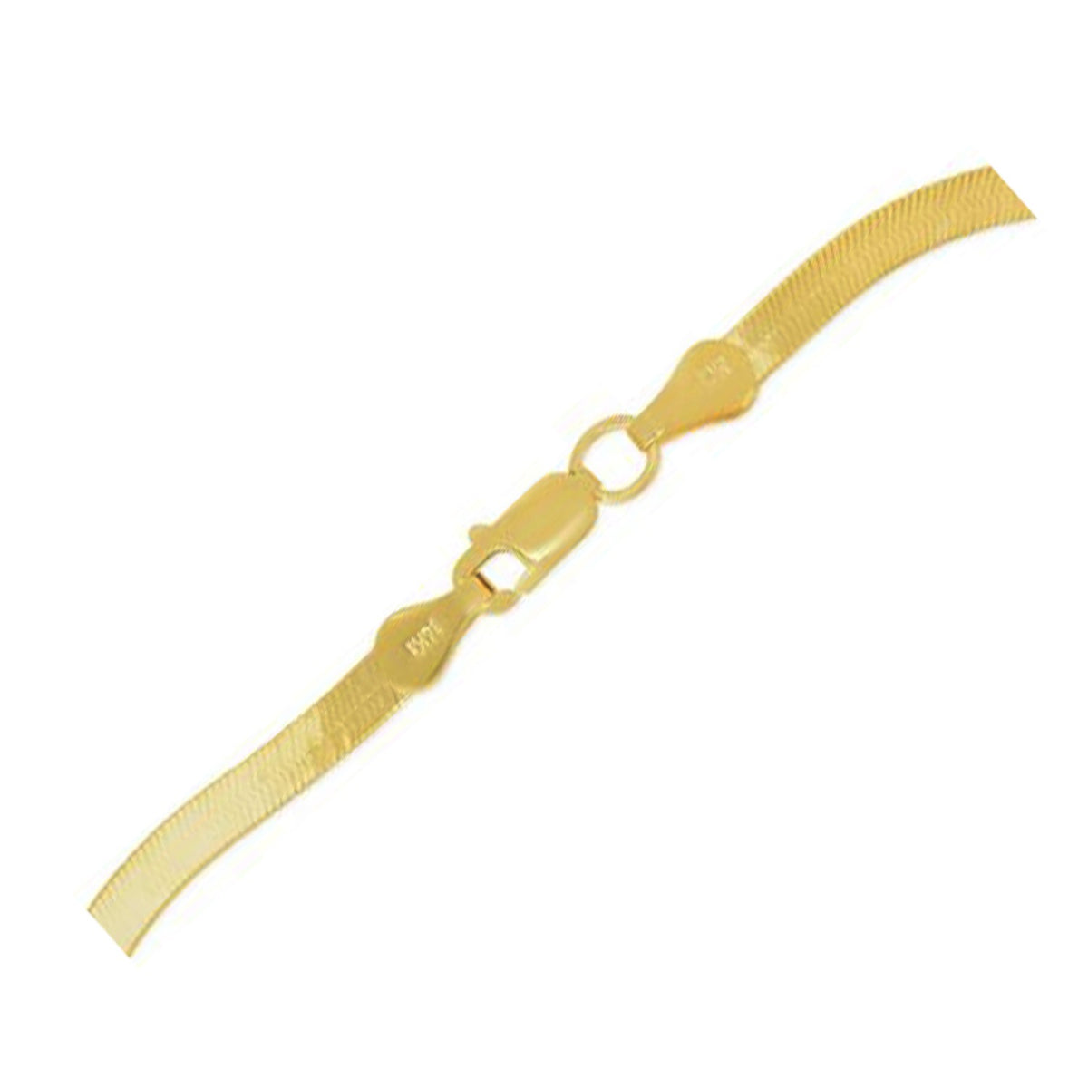 14k Yellow Gold Super Flex Herringbone Bracelet (1.50 mm)