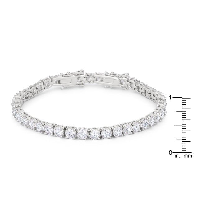 Clear Cubic Zirconia Tennis Bracelet - LinkagejewelrydesignLinkagejewelrydesign