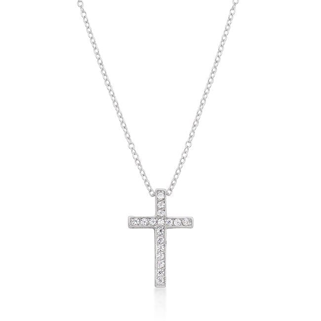 Cubic Zirconia Bling Cross Pendant - LinkagejewelrydesignLinkagejewelrydesign