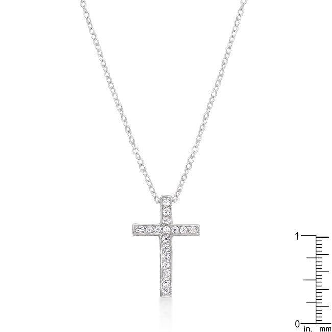 Cubic Zirconia Bling Cross Pendant - LinkagejewelrydesignLinkagejewelrydesign