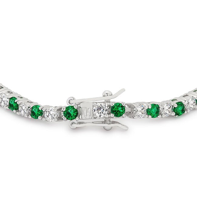 Evergreen Tennis Bracelet - LinkagejewelrydesignLinkagejewelrydesign