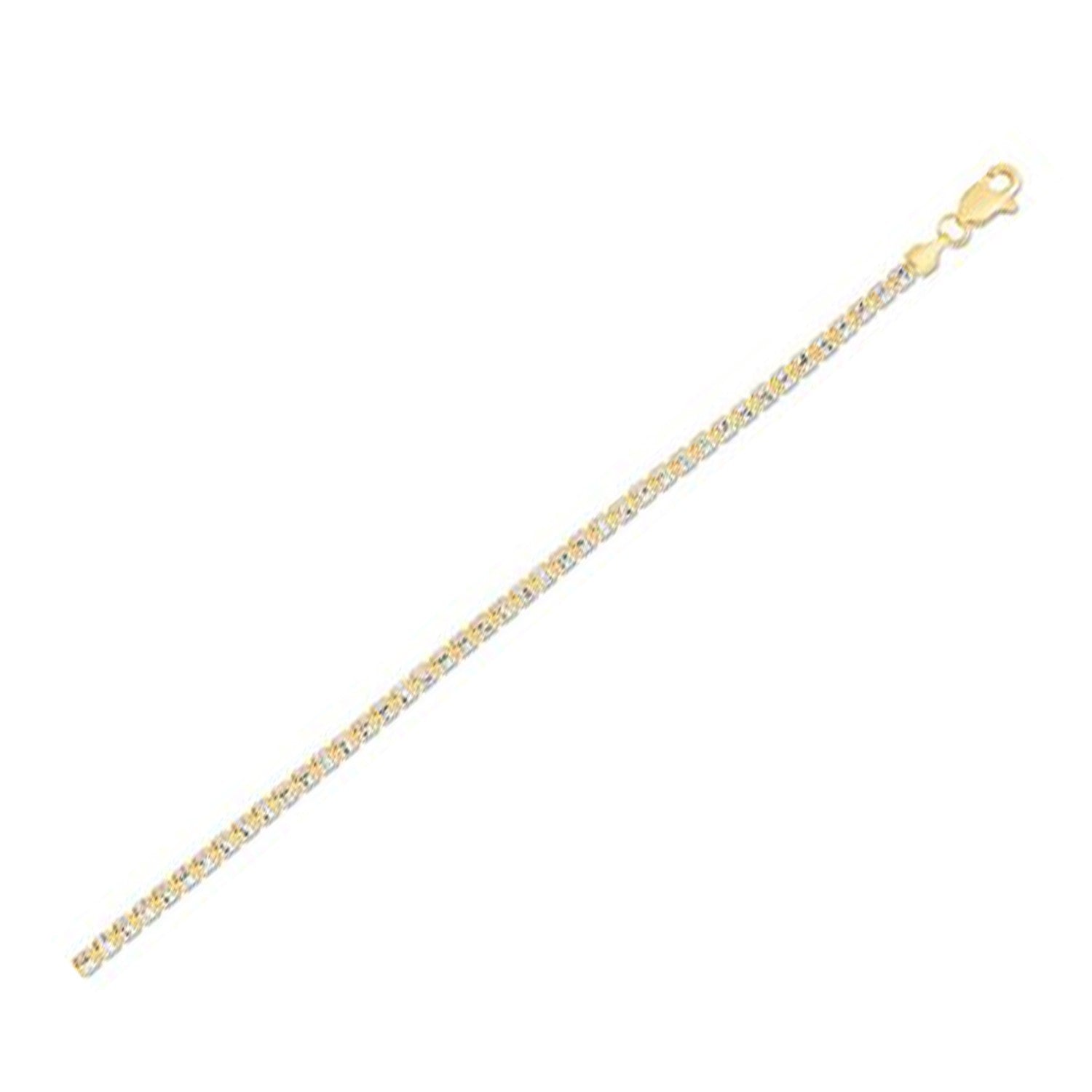 Ice Barrel Chain in 14k Yellow Gold (2.70 mm) - LinkagejewelrydesignLinkagejewelrydesign