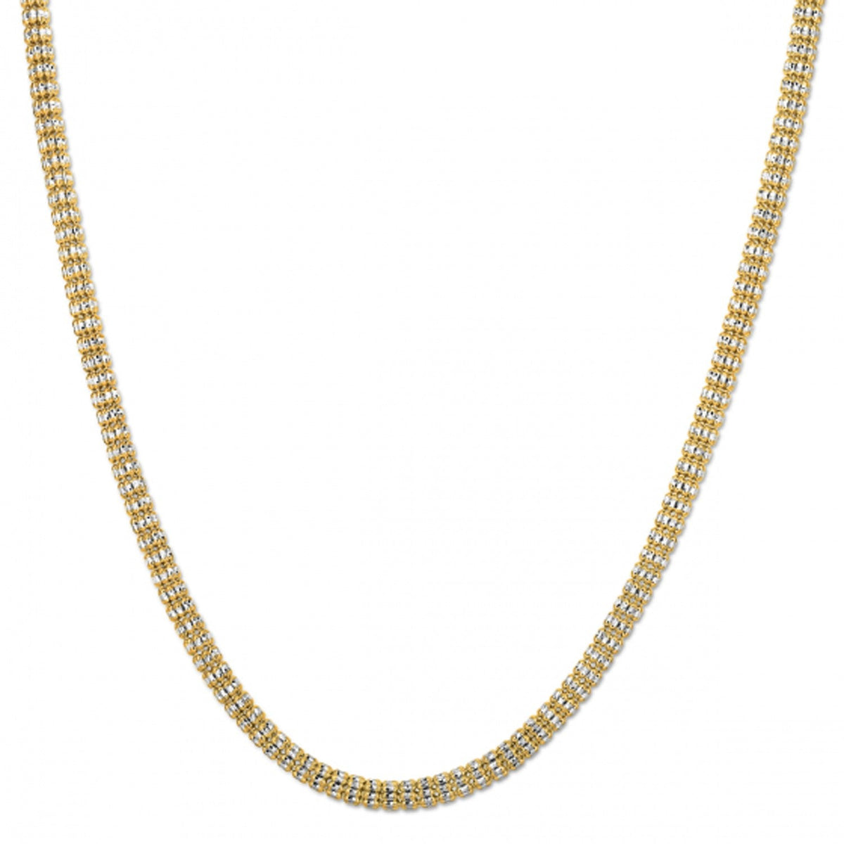 Ice Barrel Chain in 14k Yellow Gold (4.25 mm) - LinkagejewelrydesignLinkagejewelrydesign