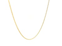 Adjustable Cable Chain in 14k Yellow Gold (1.0mm)