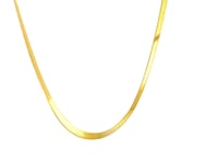 Imperial Herringbone Chain in 10k Yellow Gold (2.8 mm)