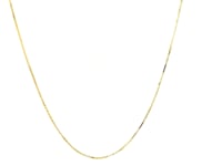 10k Yellow Gold Classic Box Chain 0.6mm 