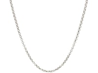 14k White Gold Rolo Chain (1.90 mm)
