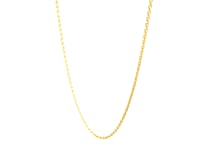 10k Yellow Gold Oval Cable Link Chain 0.97mm