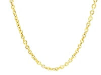 3.0mm 14k Yellow Gold Forsantina Lite Cable Link Chain