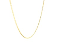 14k Yellow Gold Round Cable Link Chain 1.1mm