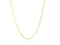 14k Yellow Gold Round Cable Link Chain 1.1mm