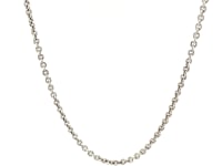 2.2mm 14k White Gold Forsantina Lite Cable Link Chain