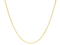 14k Yellow Gold Bead Chain 1.0mm