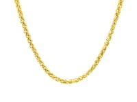 14k Yellow Gold 2.8mm Light Weight Wheat Chain