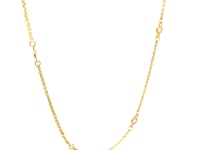 Endless Adjustable Diamond Pendant Chain in 14k Yellow Gold (3.0mm)