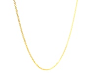 14k Yellow Gold Round Cable Link Chain 1.2mm