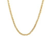 14k Yellow Gold 3.3mm Light Weight Wheat Chain