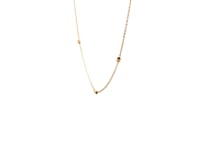 Bead Links Pendant Chain in 14k Yellow Gold (1.5mm)