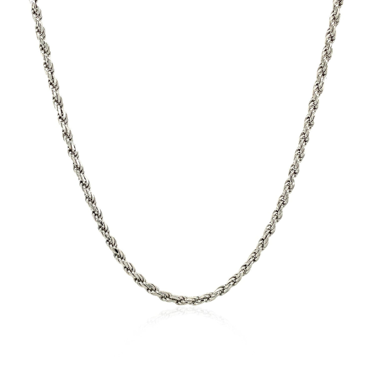 Sterling Silver 1.8mm Diamond Cut Rope Style Chain - LinkagejewelrydesignLinkagejewelrydesign