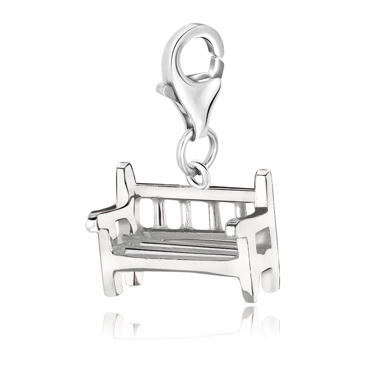 Sterling Silver Bench Charm - LinkagejewelrydesignLinkagejewelrydesign