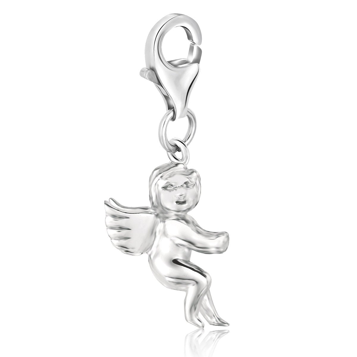 Sterling Silver Cherub Charm - LinkagejewelrydesignLinkagejewelrydesign