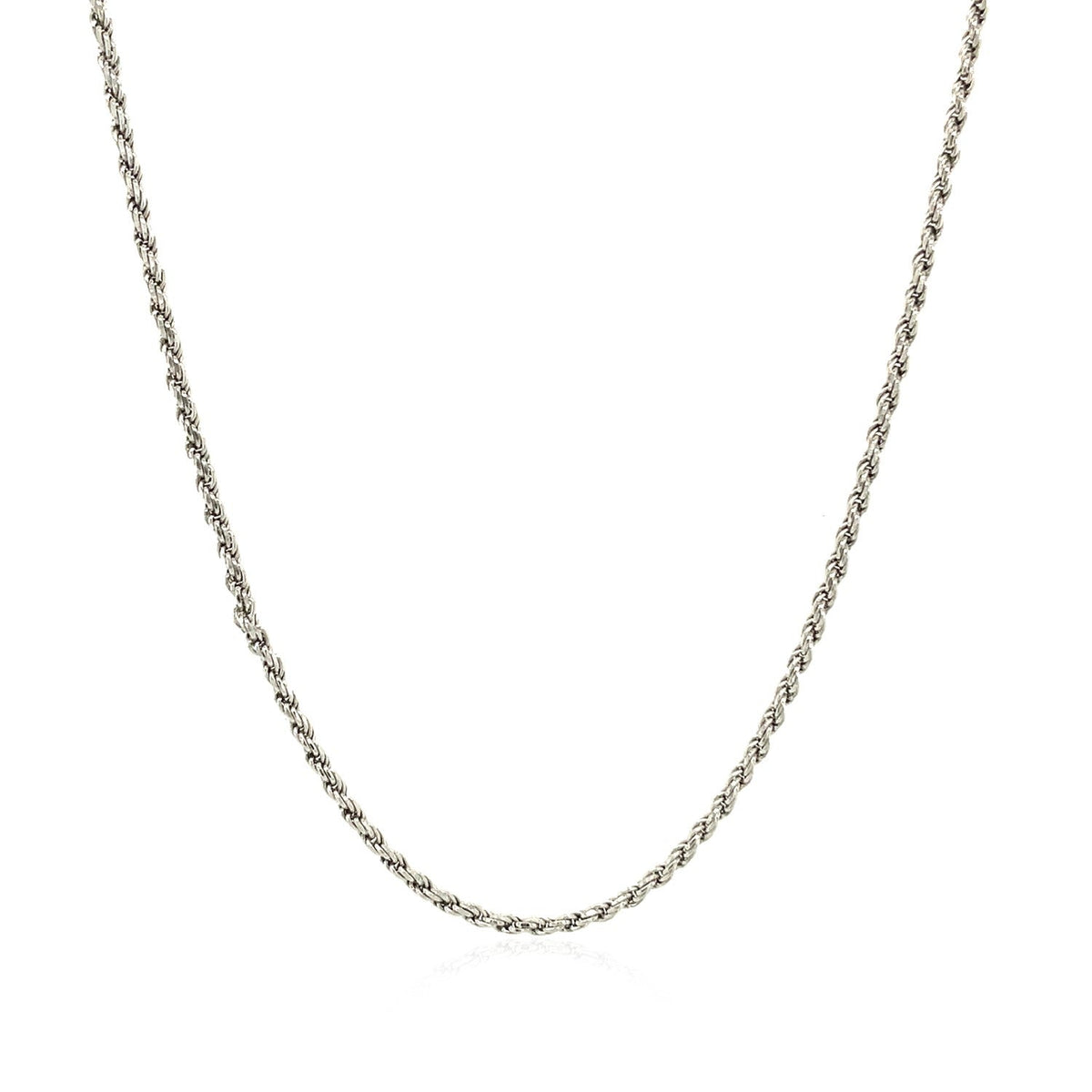 Sterling Silver Diamond Cut Rope Style Chain (1.40 mm) - LinkagejewelrydesignLinkagejewelrydesign