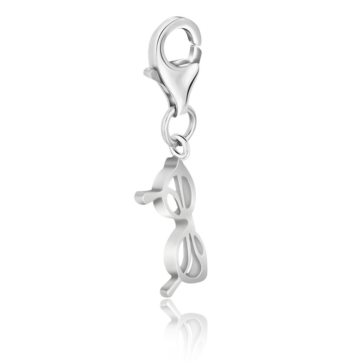 Sterling Silver Eyeglasses Charm - LinkagejewelrydesignLinkagejewelrydesign