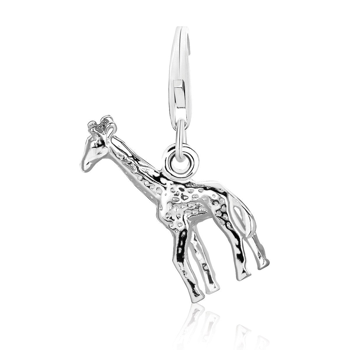 Sterling Silver Giraffe Charm - LinkagejewelrydesignLinkagejewelrydesign