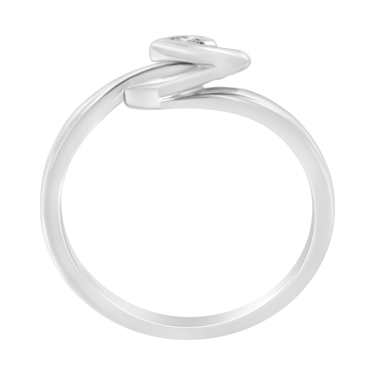 10K White Gold Diamond Promise Ring (1/20 Cttw, H-I Color, I1-I2 Clarity) - Size 7 - LinkagejewelrydesignLinkagejewelrydesign