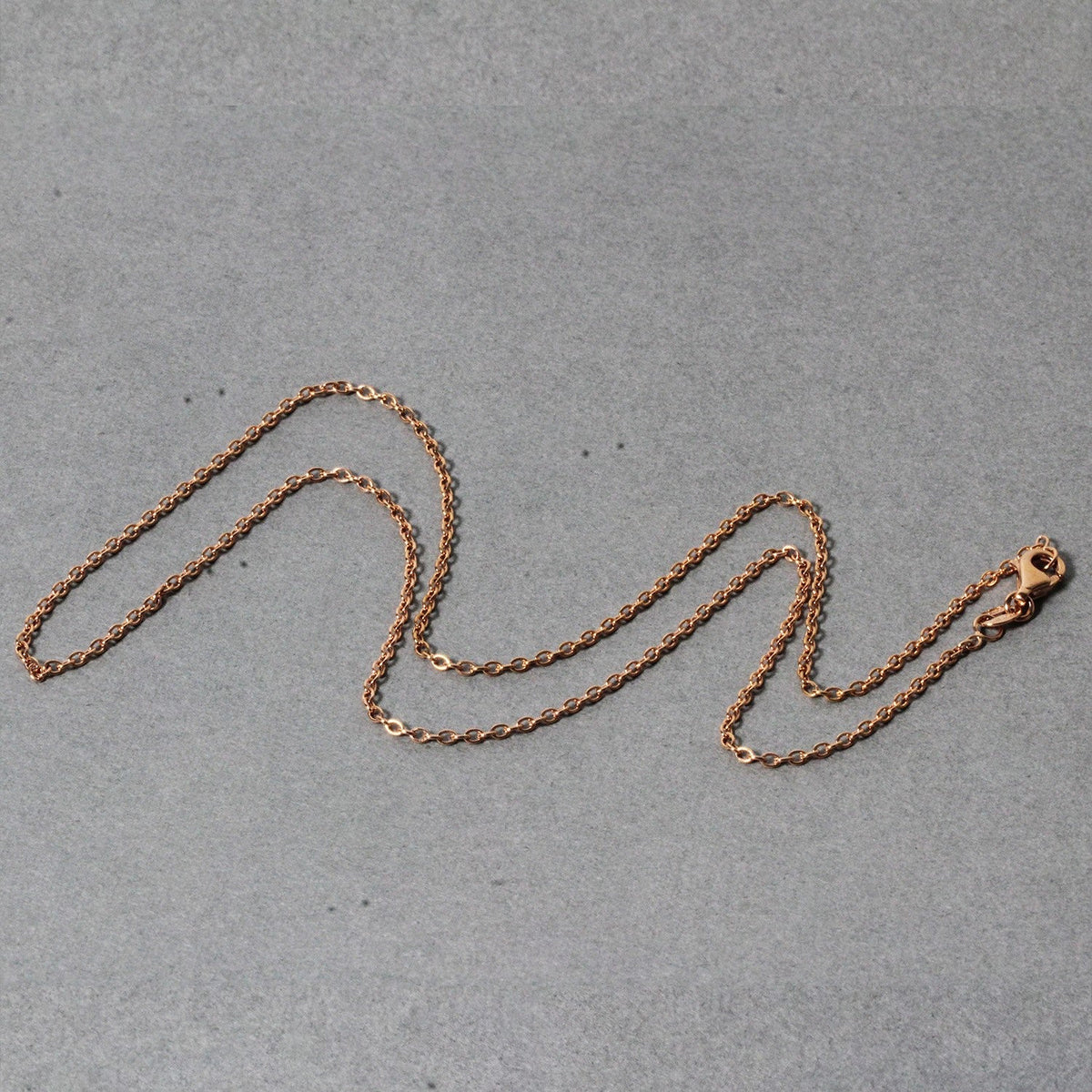 14k Rose Gold Round Cable Link Chain 1.5mm - LinkagejewelrydesignLinkagejewelrydesign
